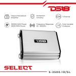 آمپلی فایر مونو دیجیتال از برند DS18 مدل S2500.1D - Image 6
