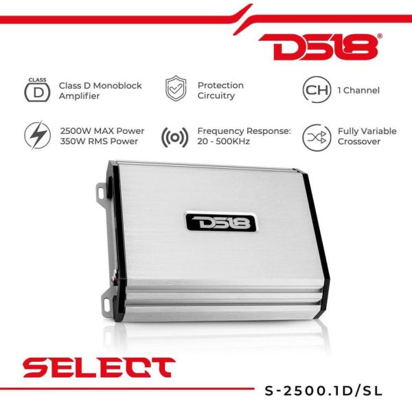 آمپلی فایر مونو دیجیتال از برند DS18 مدل S2500.1D - Image 6