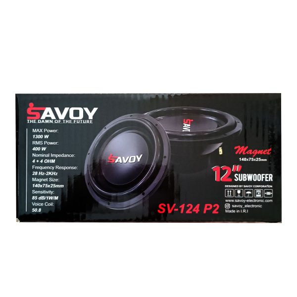 ساب ووفر 12 ساووی 1300W مدل SV-124 P2 - Image 7