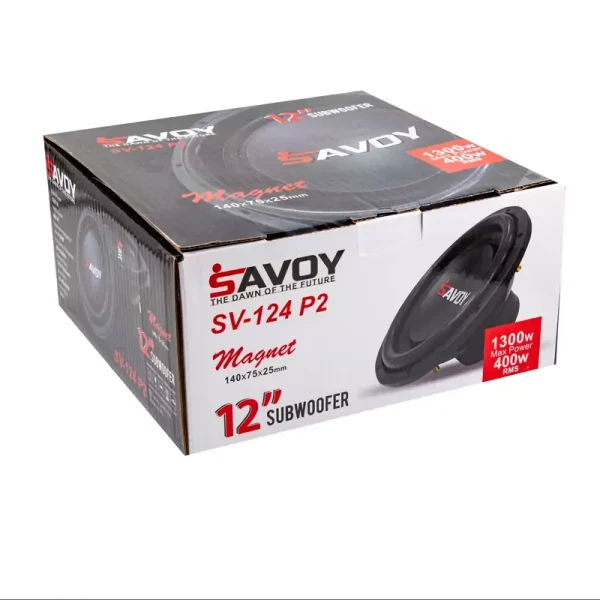 ساب ووفر 12 ساووی 1300W مدل SV-124 P2 - Image 3