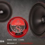 میدرنج 8 اینچ ساند میکرز مدل SM-8804 300w