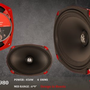 میدرنج بیضی 6x9 اینچ ساند میکرز مدل SM-6980 450w