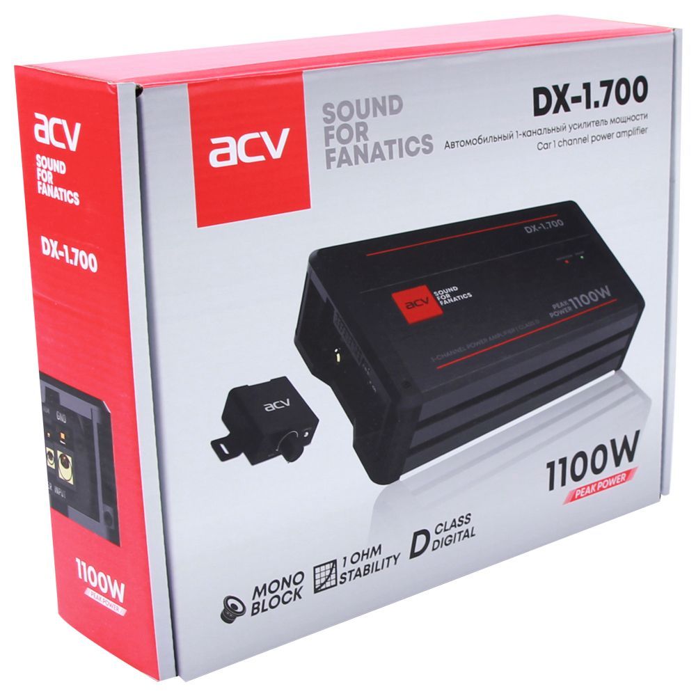 54398d6fff252a47052778d447971609 آمپلی فایر مونو دیجیتال کلاس D خودرو ACV DX-1.700 روسیه - Image 1