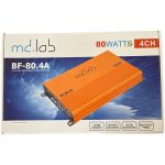 آمپلی فایر خودرو ام دی لب 4کانال مدل bf-80.4a