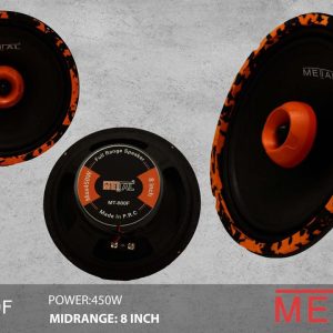 فول رنج 8 متال 450W مدل MT-800F با تویتر نیودیوم