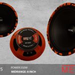 میدرنج 8 متال 350W متال مدل 2025 MT-8025