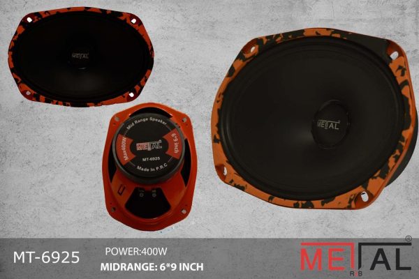 میدرنج بیضی متال 400W مدل MT6925 METAL