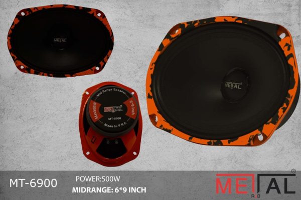 میدرنج بیضی 6x9 متال 500w مدل 6900 METAL
