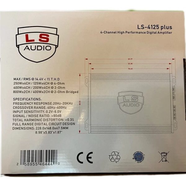 آمپلی فایر ال اس آدیو مدل LS-4125SQ