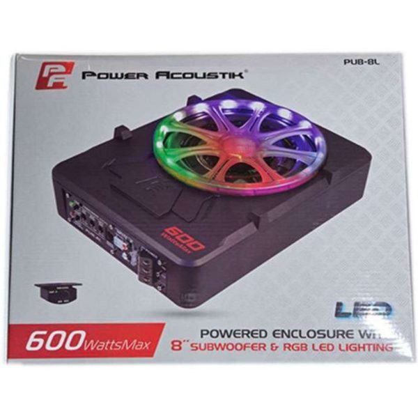 ساب اکتیو زیر صندلی پاور اکوستیک Power Acoustik PUB-8L